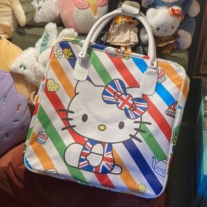 Brand New London Hello Kitty Travel Tote Bag.